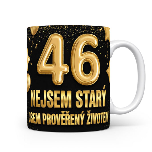 Narozeninový hrnek s číslem 46