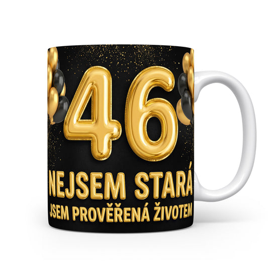 Narozeninový hrnek s číslem 46