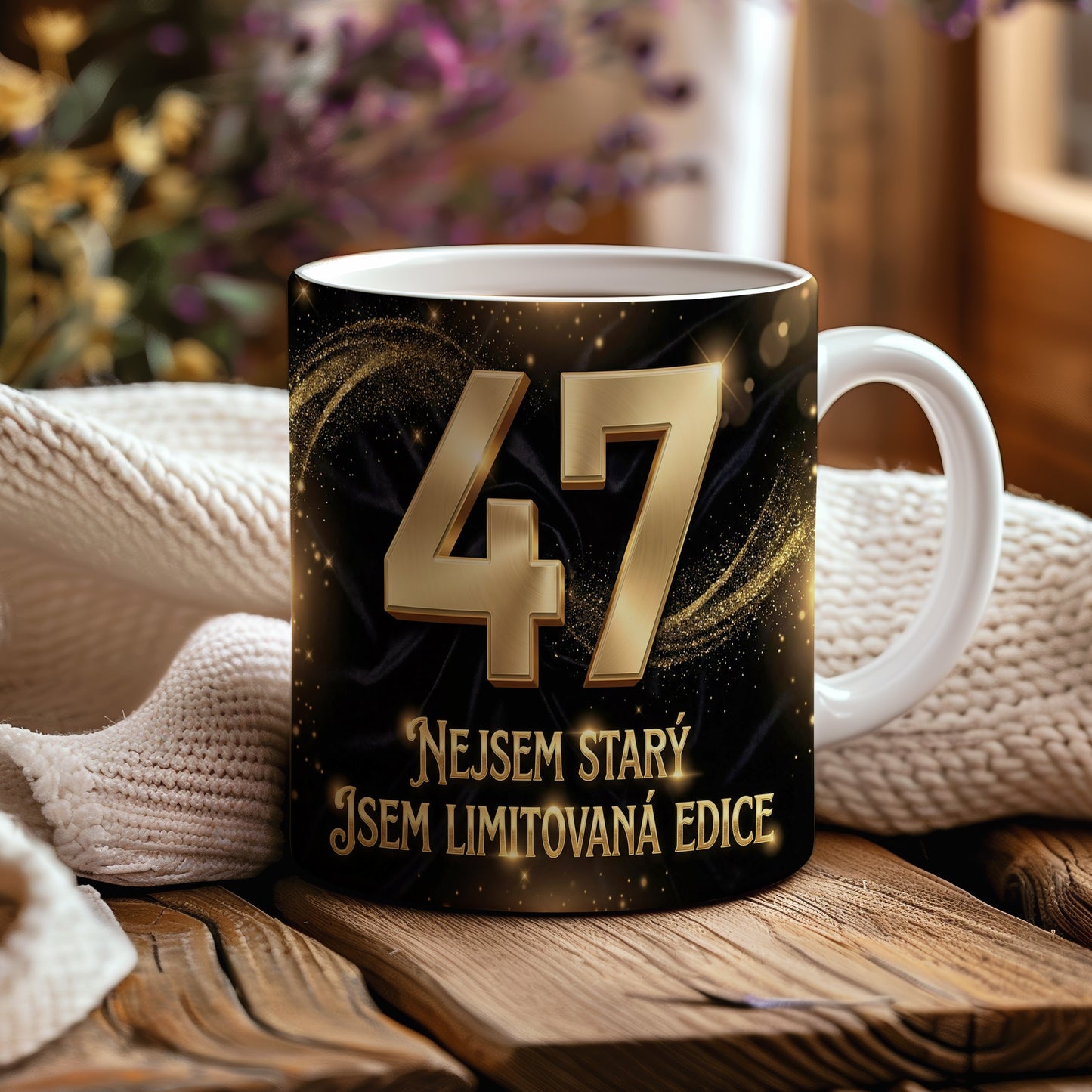Narozeninový hrnek 47 let – Nejsem starý, jsem limitovaná edice