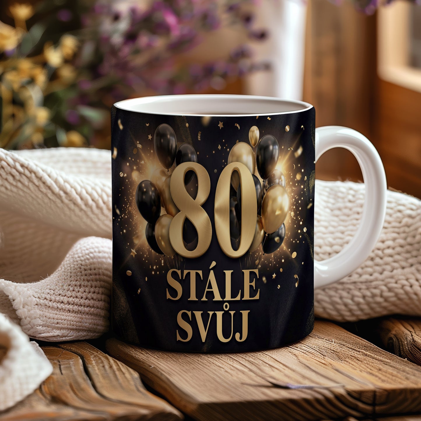 Narozeninový hrnek 80 let – STÁLE SVŮJ