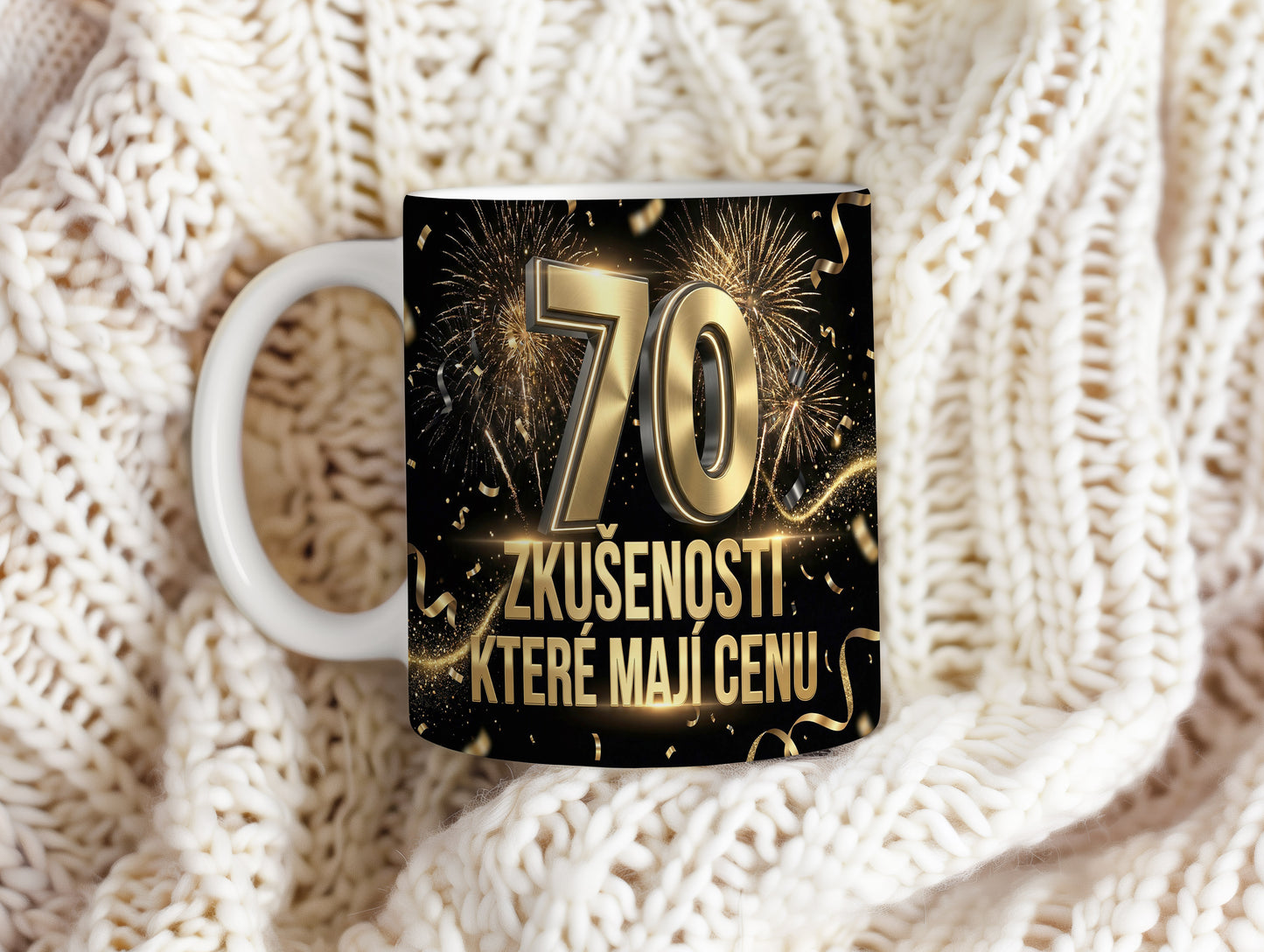 Narozeninový hrnek 70 let – ZKUŠENOSTI, KTERÉ MAJÍ CENU