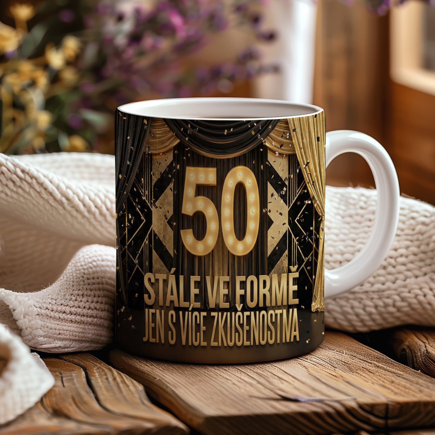 Narozeninový hrnek 50 let – STÁLE VE FORMĚ JEN S VÍCE ZKUŠENOSTMI