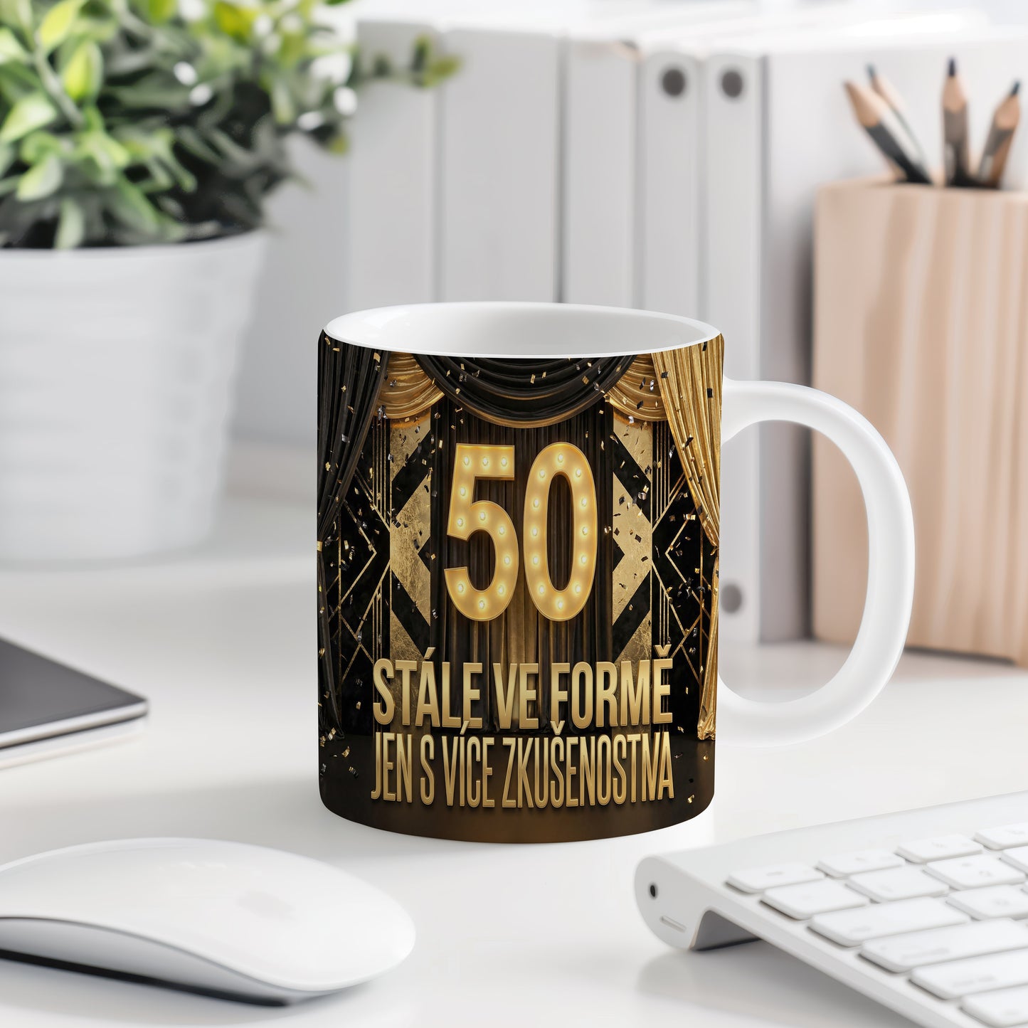 Narozeninový hrnek 50 let – STÁLE VE FORMĚ JEN S VÍCE ZKUŠENOSTMI