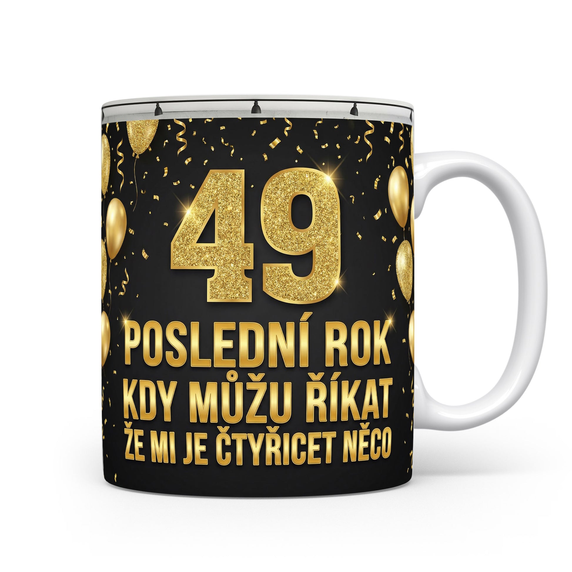 Narozeninový hrnek s číslem 49