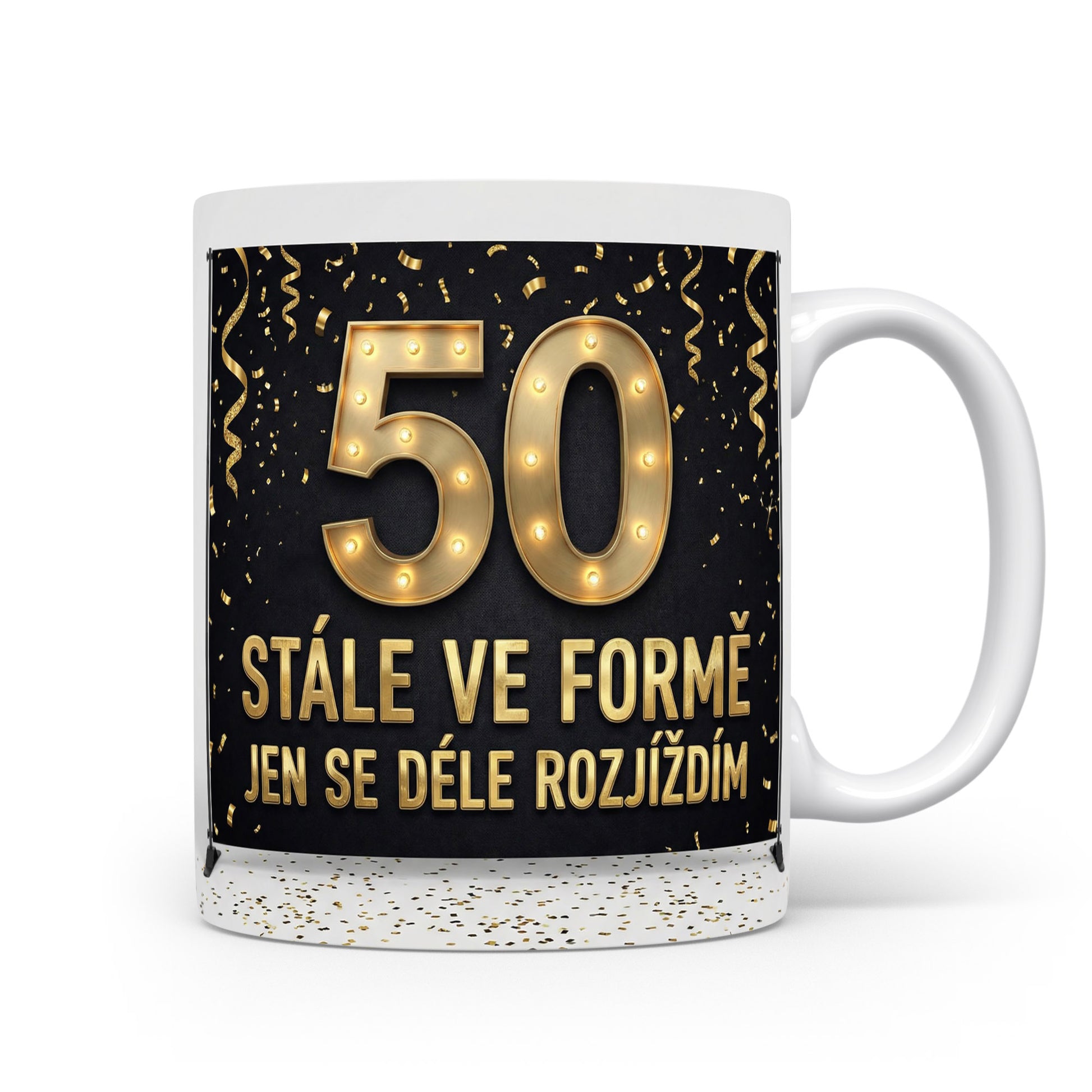 Hrnček s nápisem k 50. narozeninám