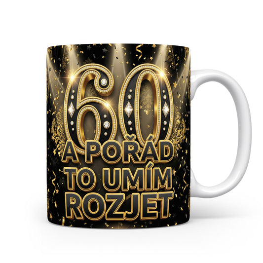 Narozeninový hrnek s číslem 60