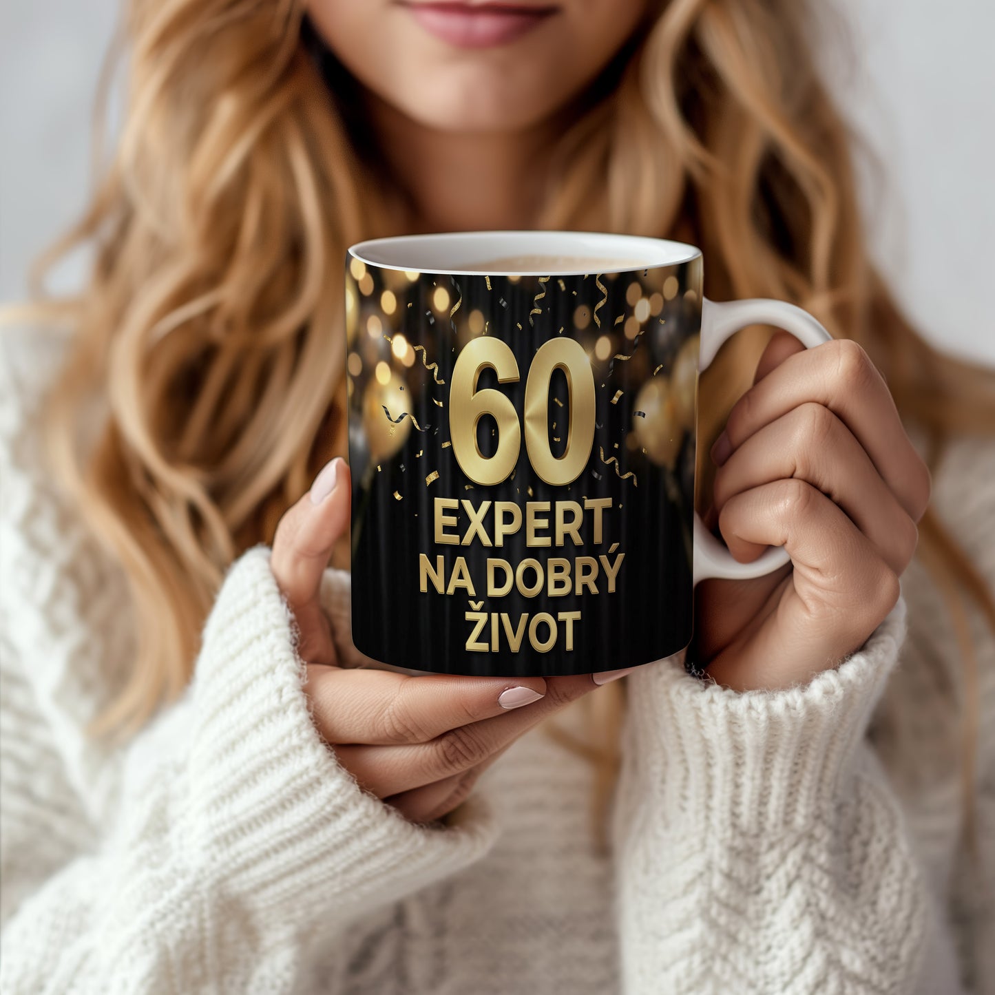 Narozeninový hrnek 60 let – EXPERT NA DOBRÝ ŽIVOT