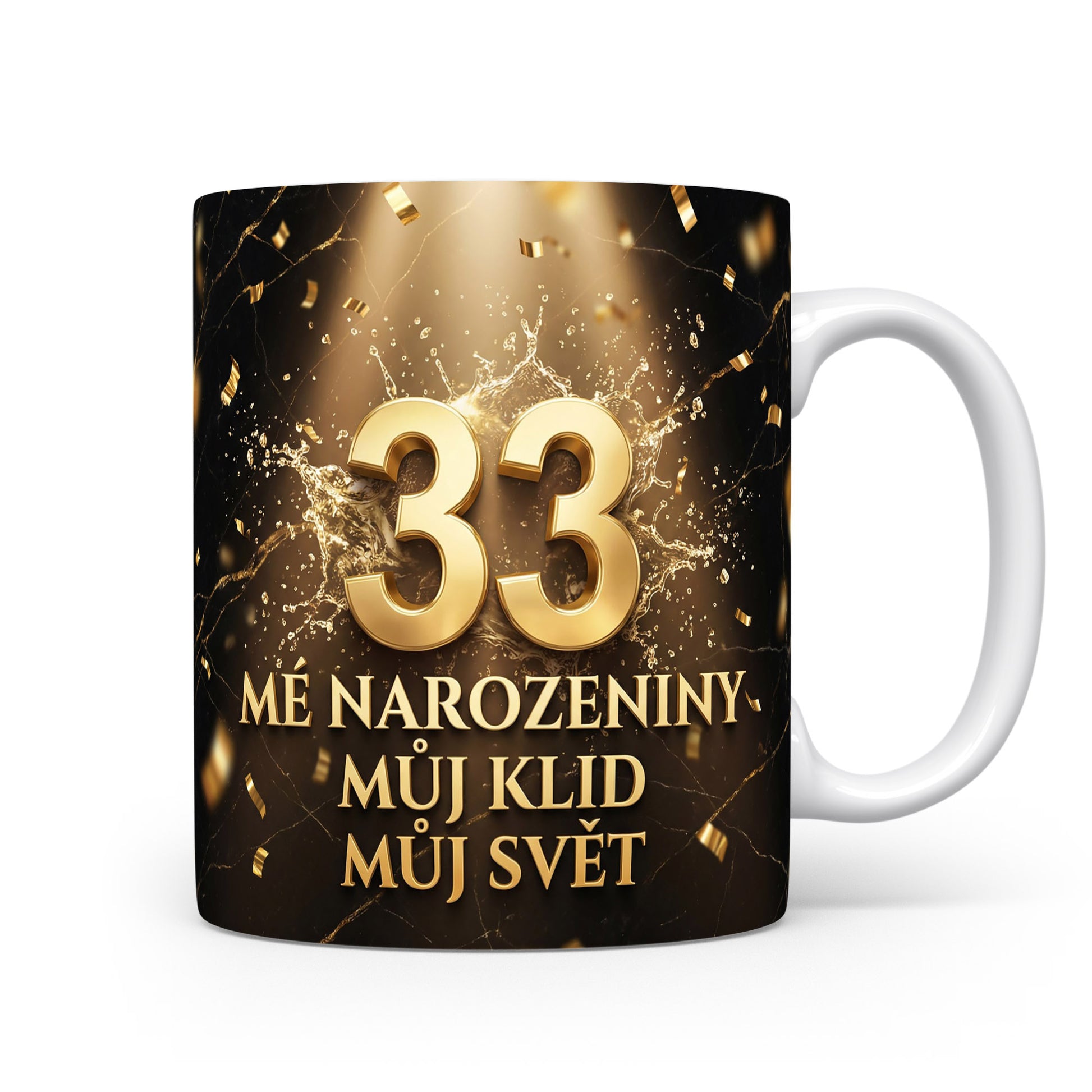 Narozeninový hrnek s číslem 33