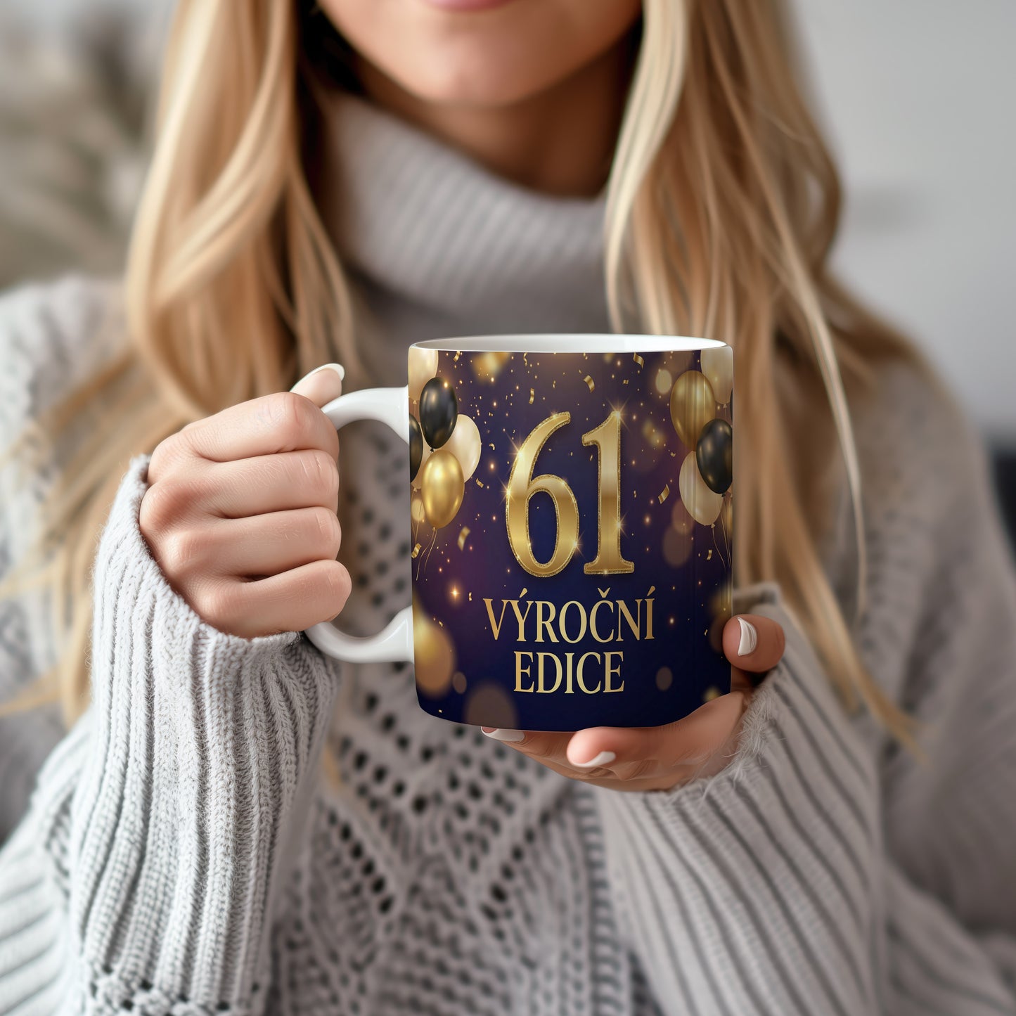 Narozeninový hrnek 61 let – VÝROČNÍ EDICE