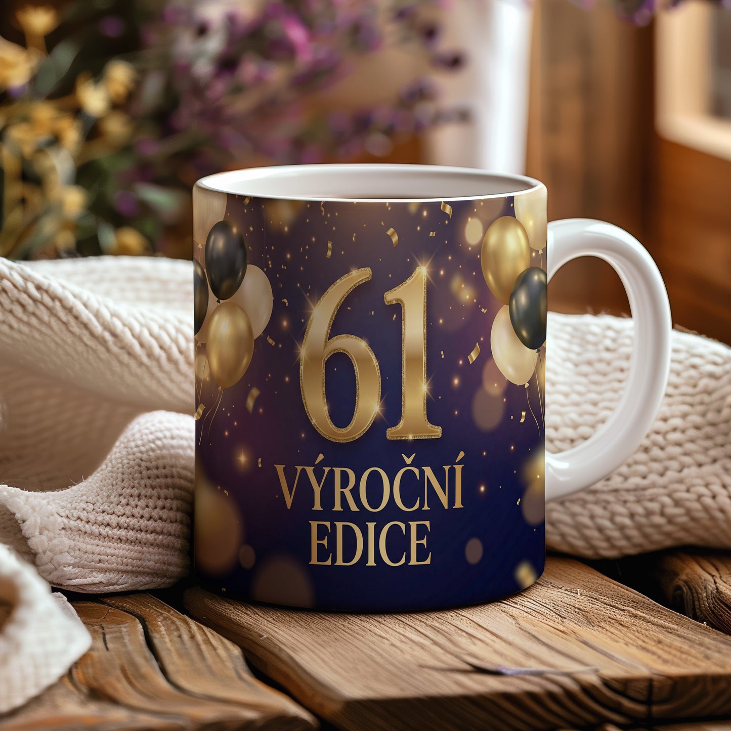 Narozeninový hrnek 61 let – VÝROČNÍ EDICE