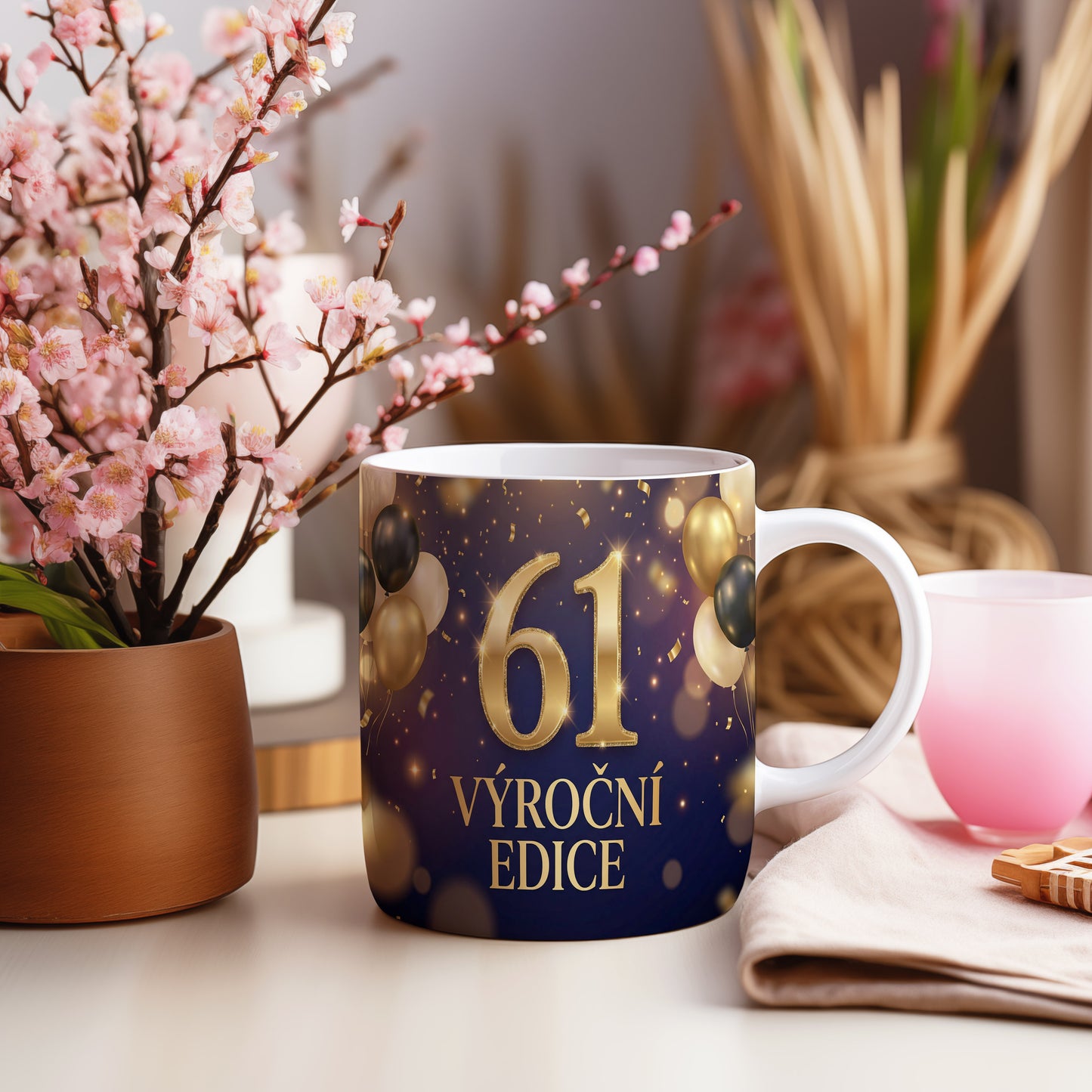 Narozeninový hrnek 61 let – VÝROČNÍ EDICE