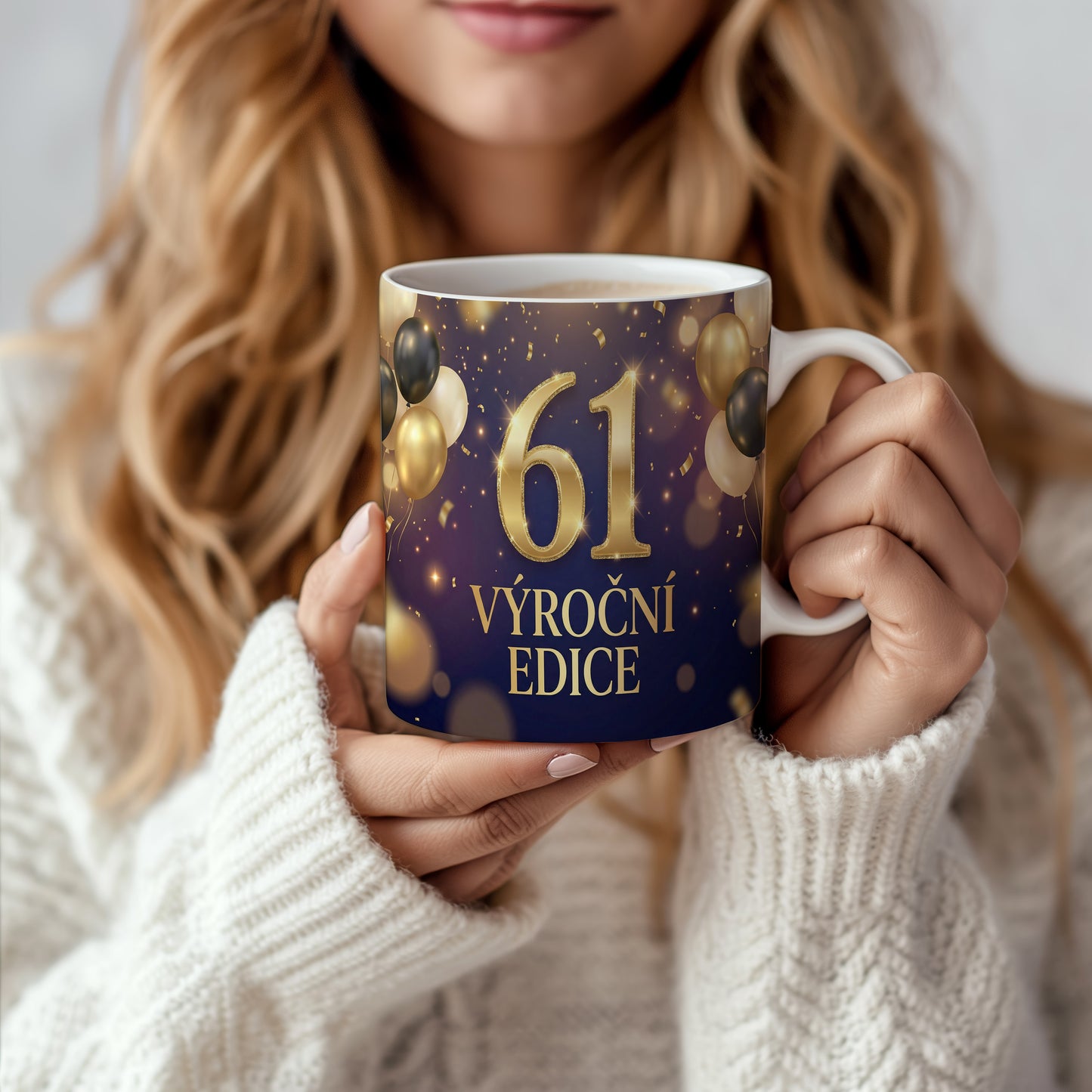 Narozeninový hrnek 61 let – VÝROČNÍ EDICE