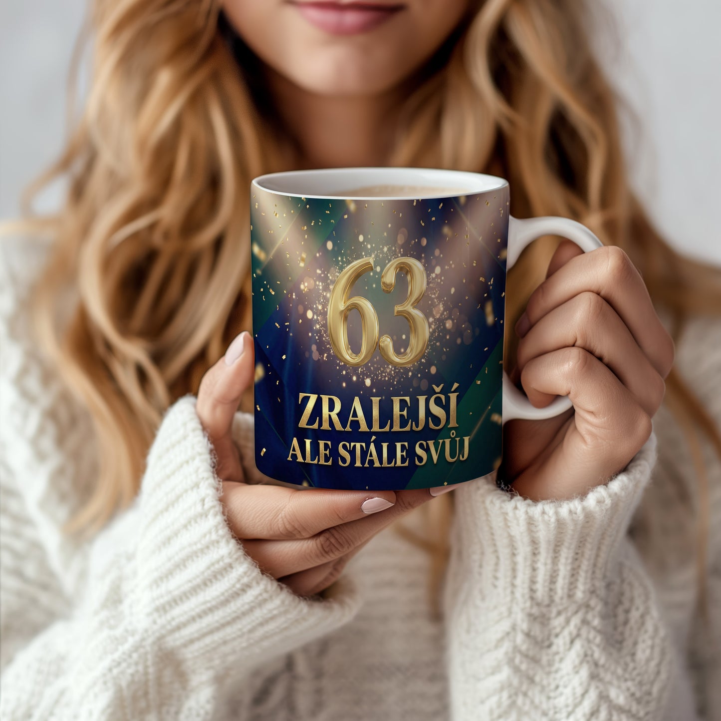 Narozeninový hrnek 63 let – ZRALEJŠÍ ALE STÁLE SVŮJ