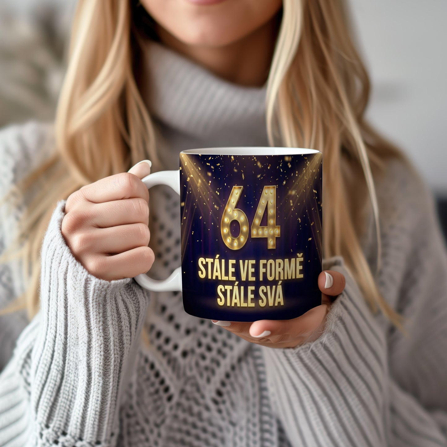 Narozeninový hrnek 64 let – STÁLE VE FORMĚ STÁLE SVÁ