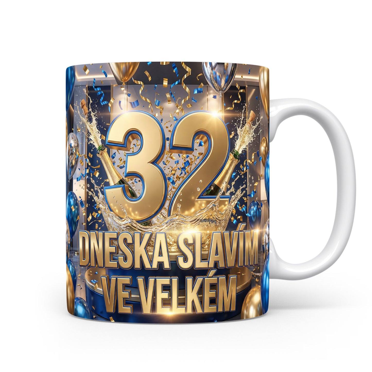 Narozeninový hrnek s číslem 32