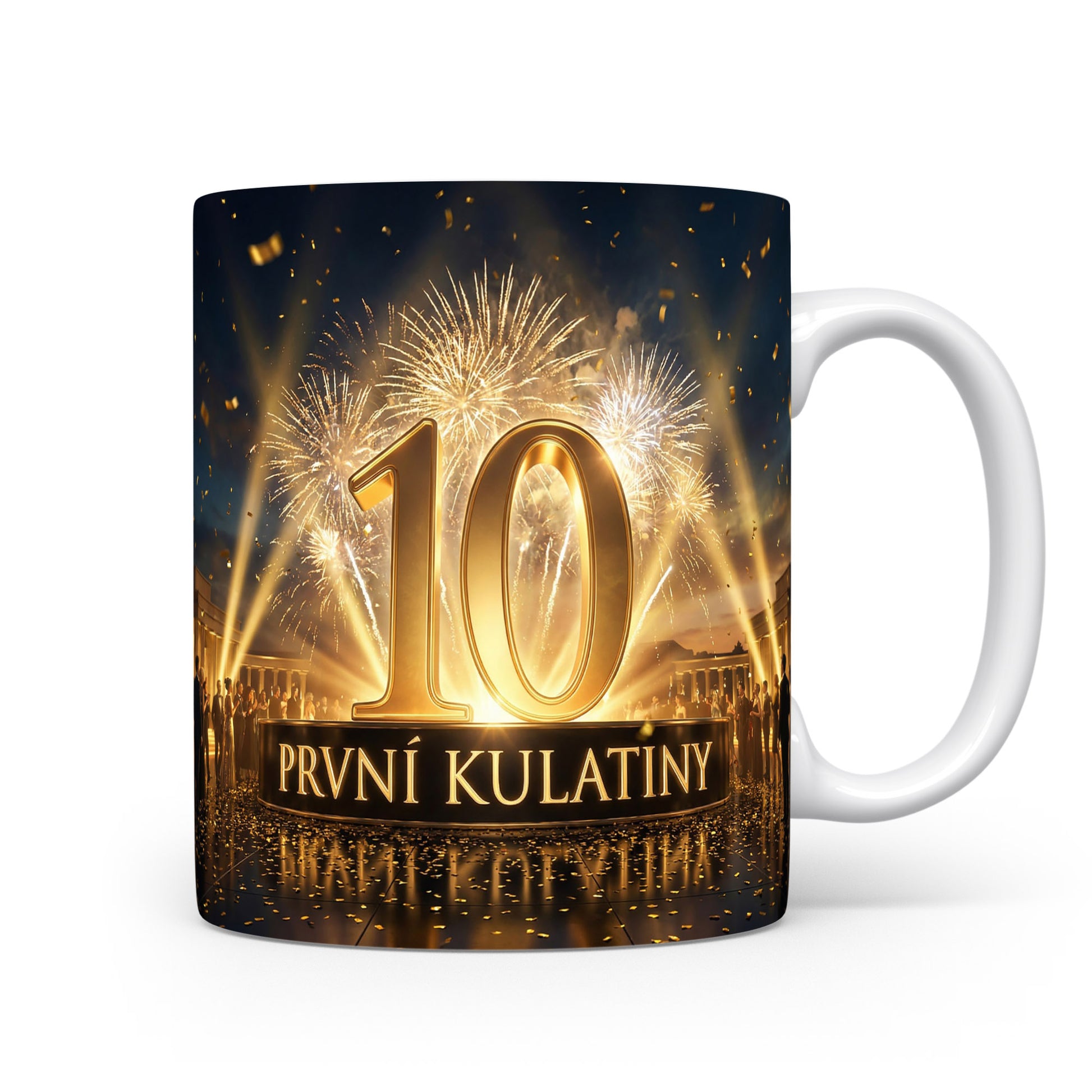 Hrnček s nápisem První kulatiny