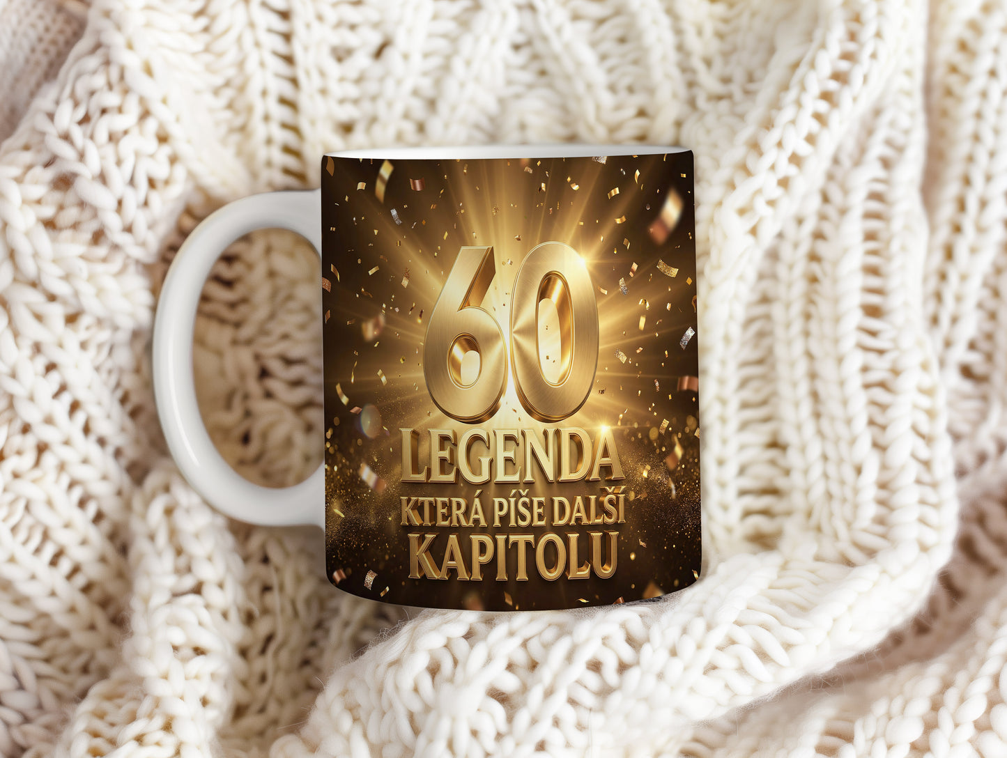 Narozeninový hrnek 60 let – LEGENDA, KTERÁ PÍŠE DALŠÍ KAPITOLU