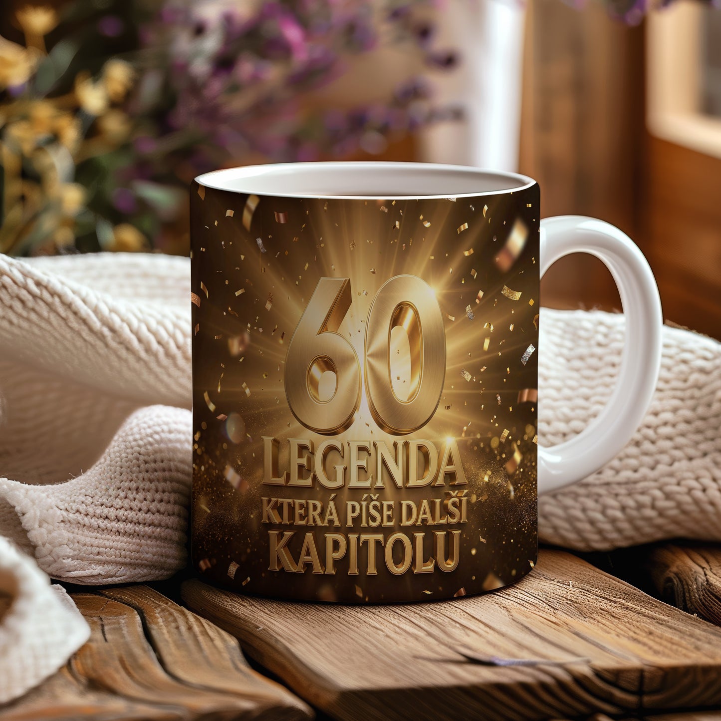 Narozeninový hrnek 60 let – LEGENDA, KTERÁ PÍŠE DALŠÍ KAPITOLU