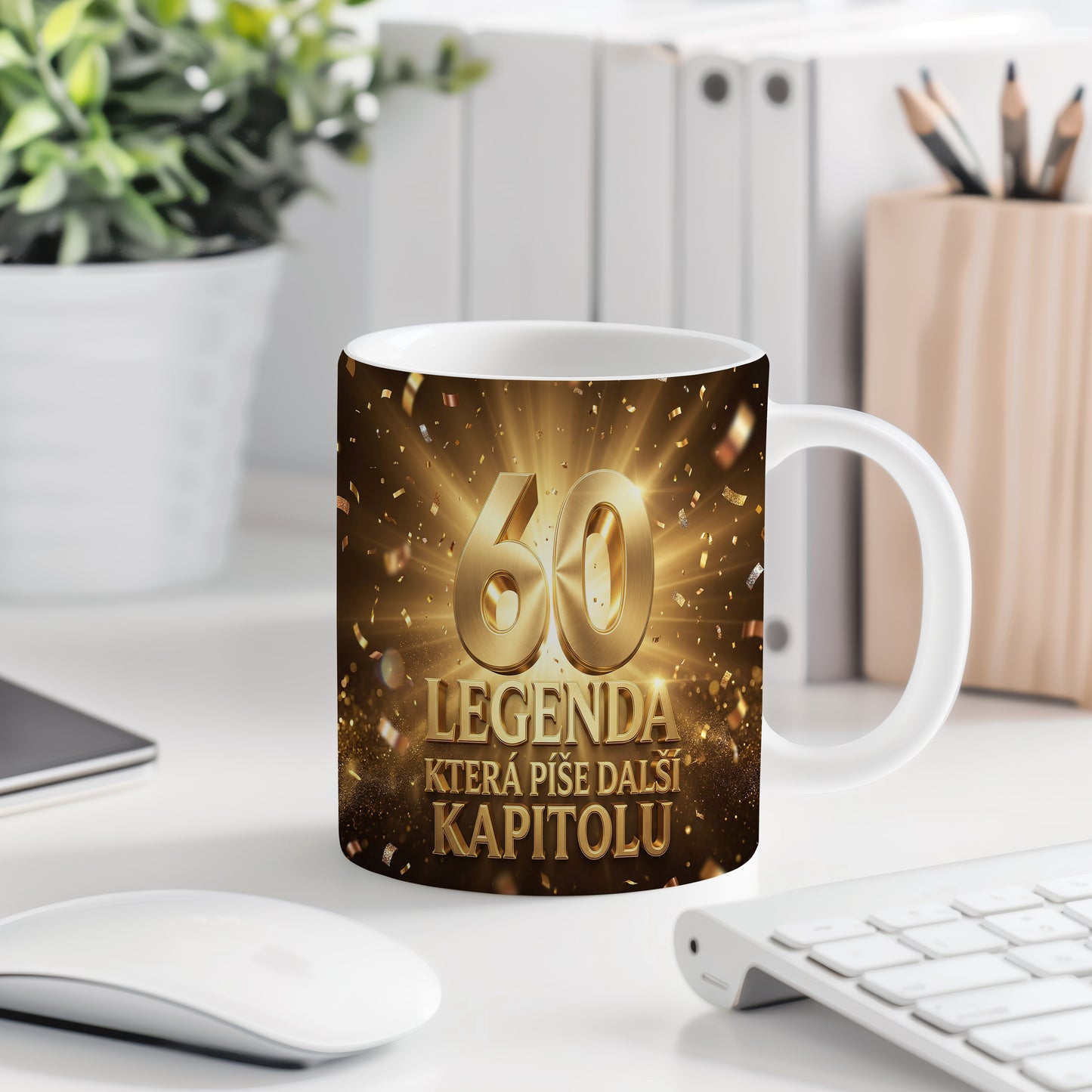 Narozeninový hrnek 60 let – LEGENDA, KTERÁ PÍŠE DALŠÍ KAPITOLU