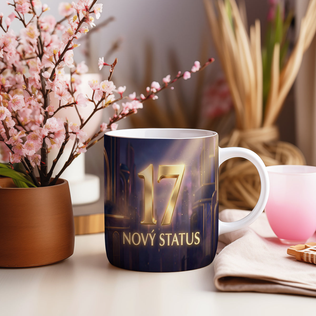 Narozeninový hrnek 17 let – NOVÝ STATUS