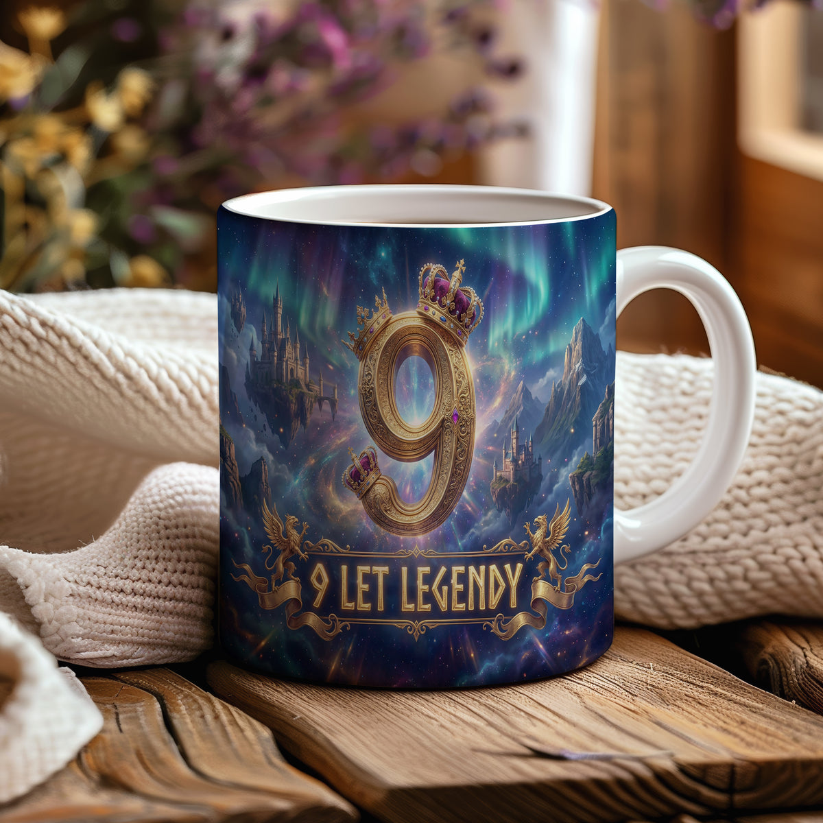 Narozeninový hrnek 9 let – 9 LET LEGENDY