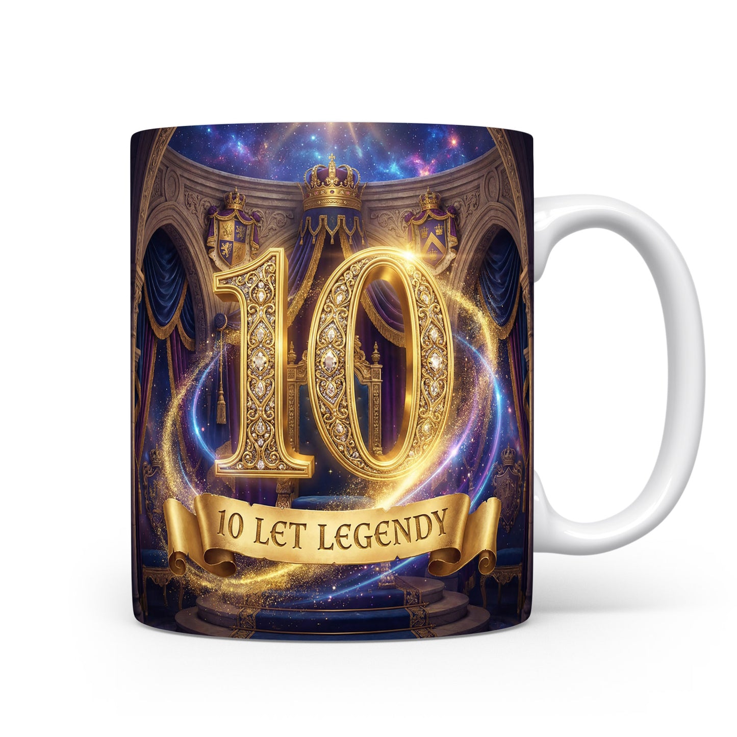 Hrnček s nápisem 10 let legendy