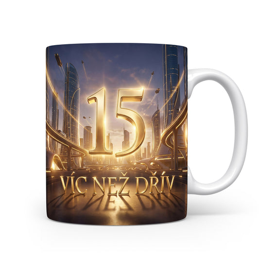 Narozeninový hrnek s číslem 15