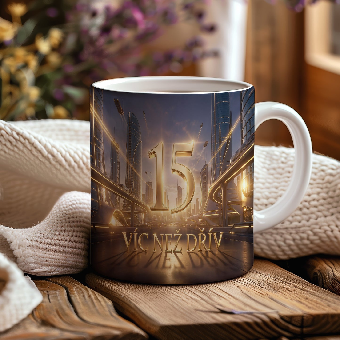 Narozeninový hrnek 15 let – VÍC NEŽ DŘÍV
