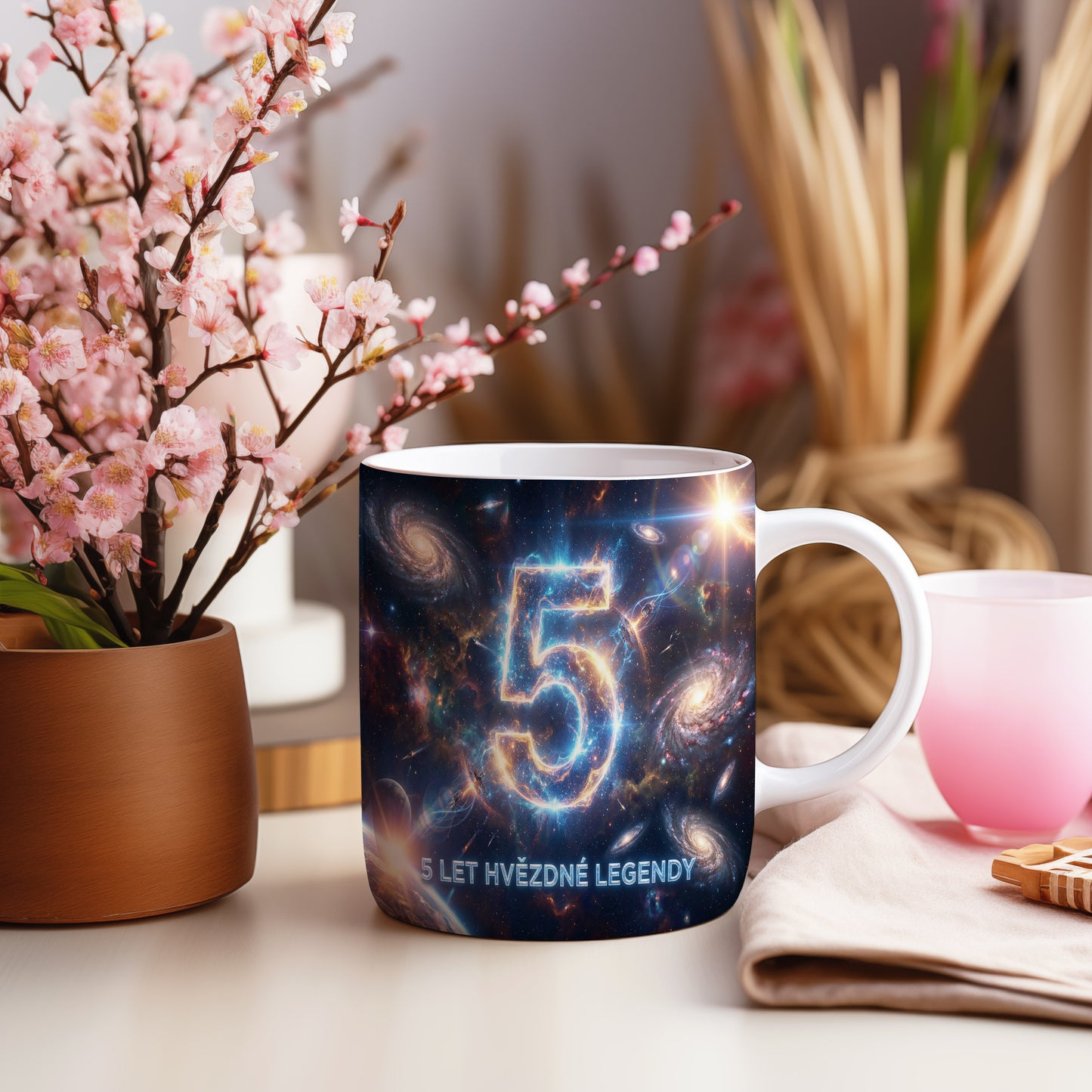 Narozeninový hrnek 5 let – 5 LET HVĚZDNÉ LEGENDY