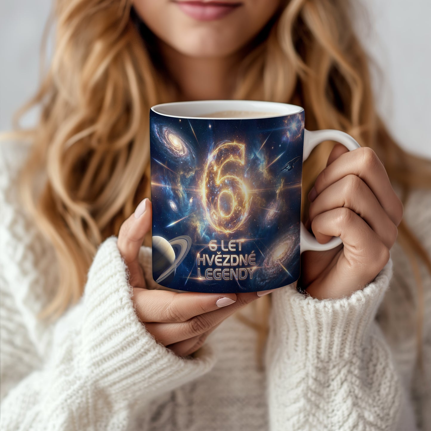 Narozeninový hrnek 6 let – 6 LET HVĚZDNÉ LEGENDY