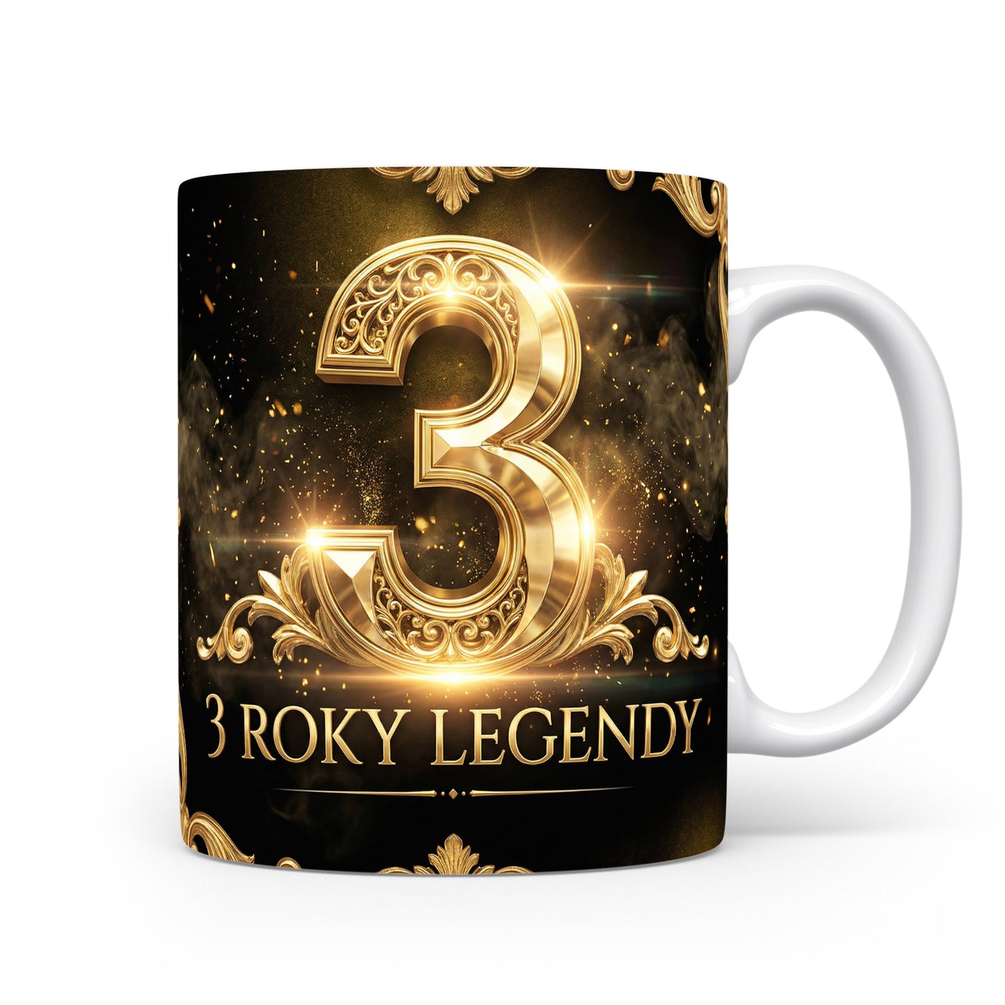 Hrnček s nápisem 3 ROKY LEGENDY
