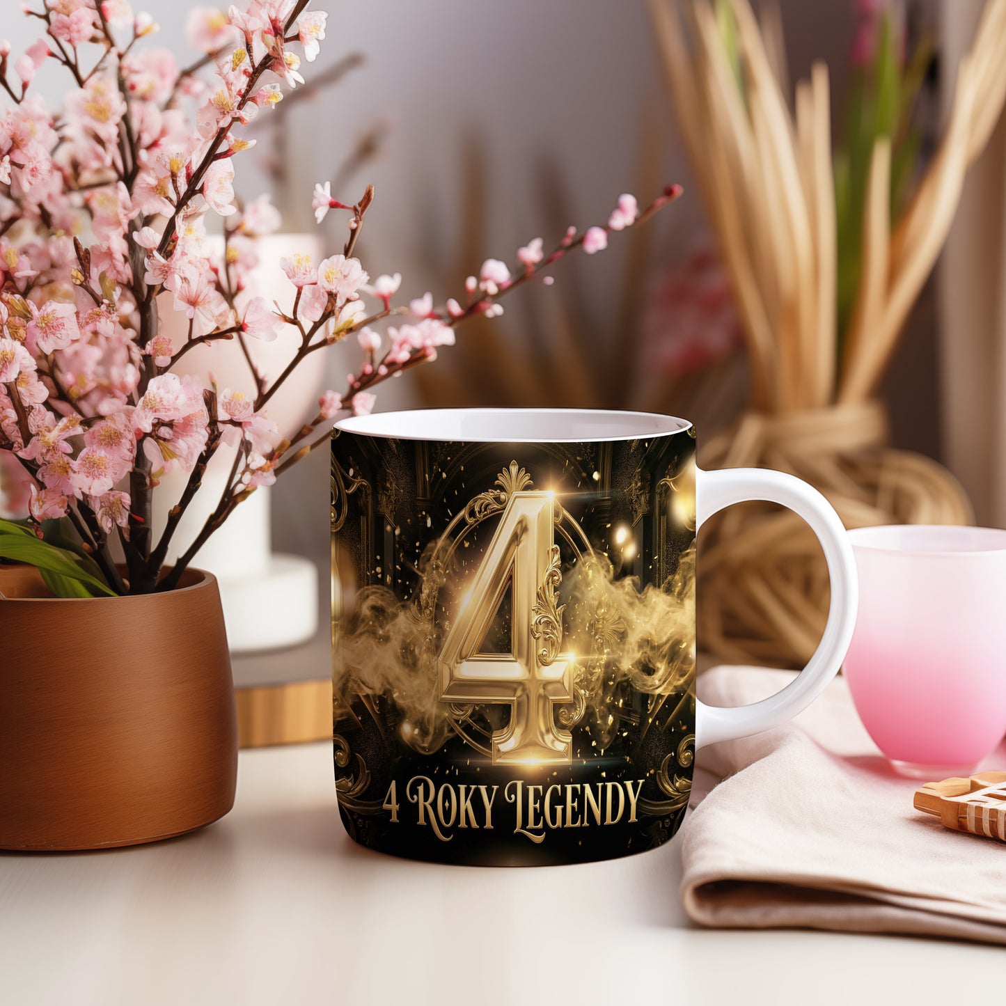 Narozeninový hrnek 4 roky – 4 ROKY LEGENDY