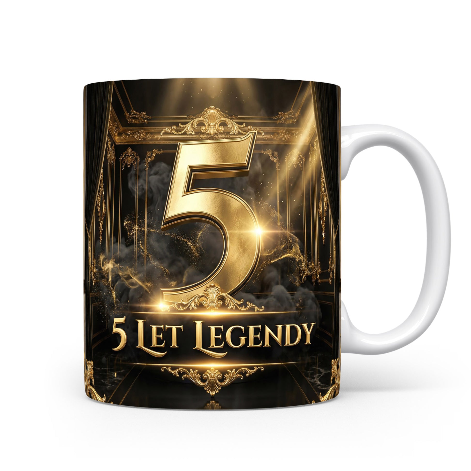 Hrnček s nápisem 5 let legendy