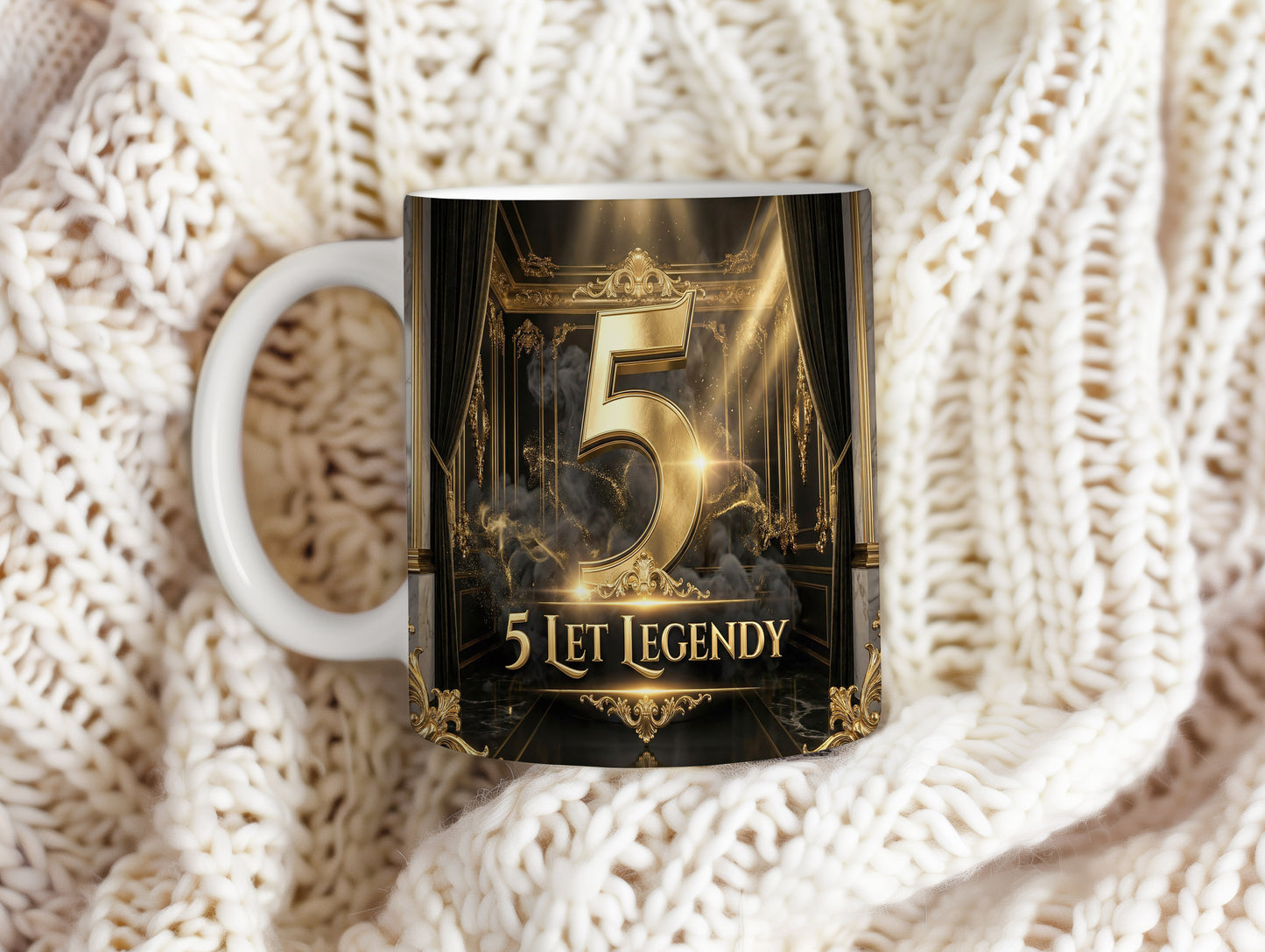 Narozeninový hrnek 5 let – 5 LET LEGENDY