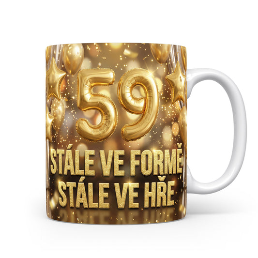 Narozeninový hrnek s číslem 59