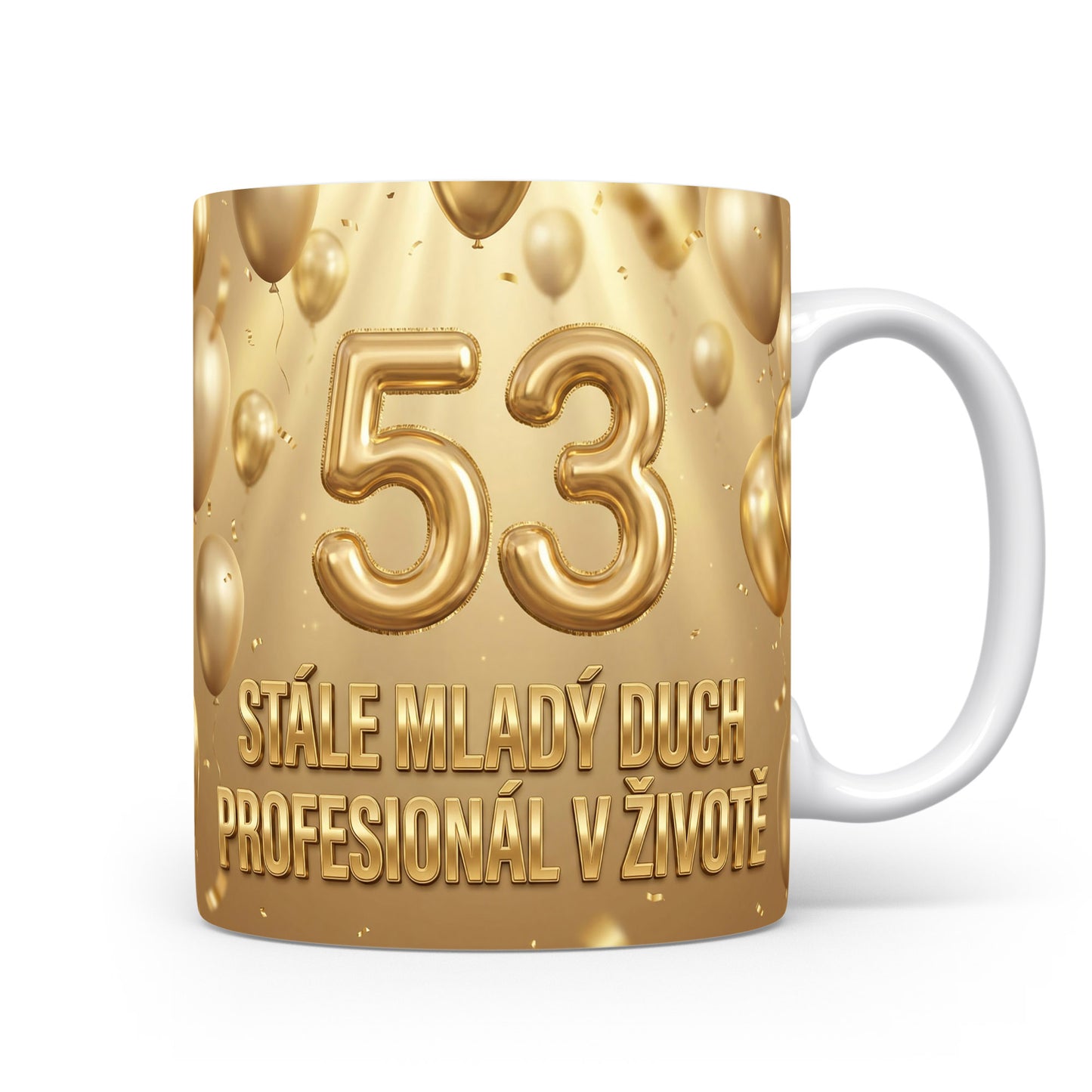 Narozeninový hrnek s číslem 53
