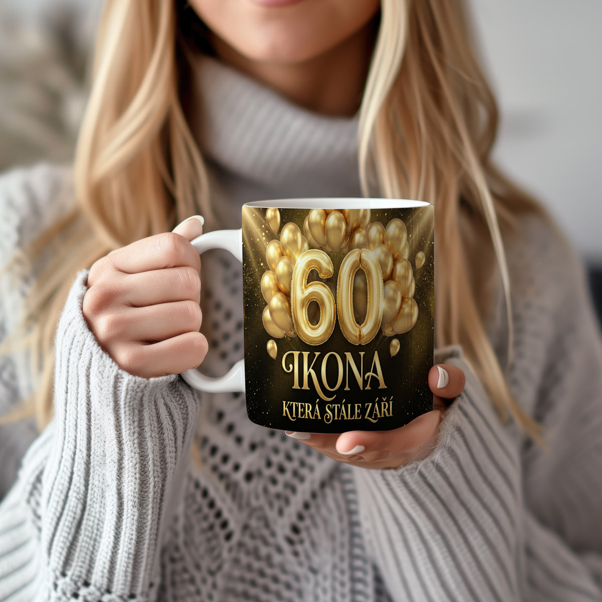 Narozeninový hrnek 60 let – IKONA KTERÁ STÁLE ZÁŘÍ