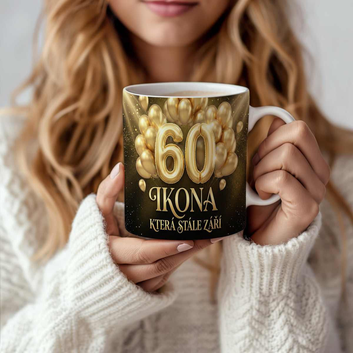 Narozeninový hrnek 60 let – IKONA KTERÁ STÁLE ZÁŘÍ