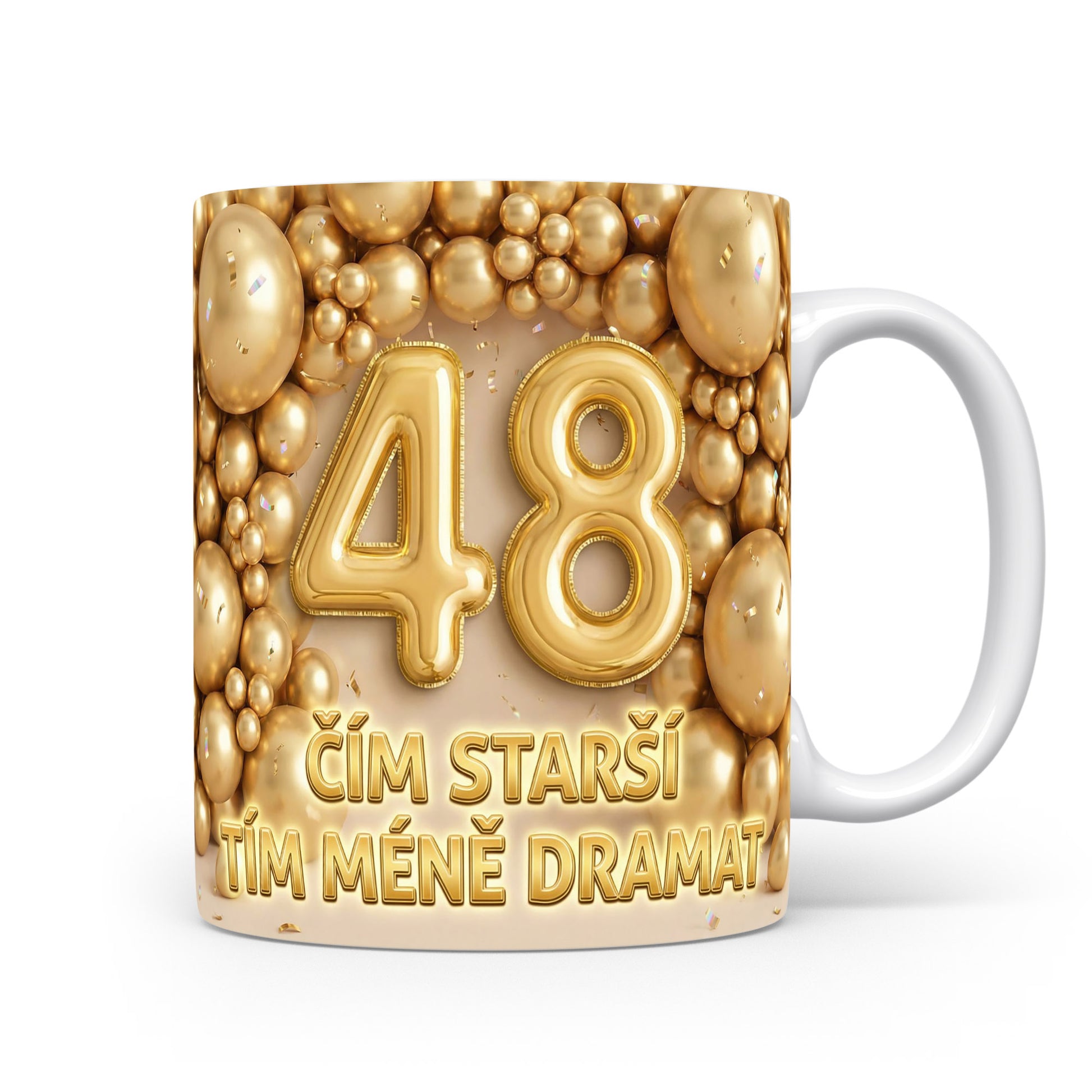 Narozeninový hrnek s číslem 48