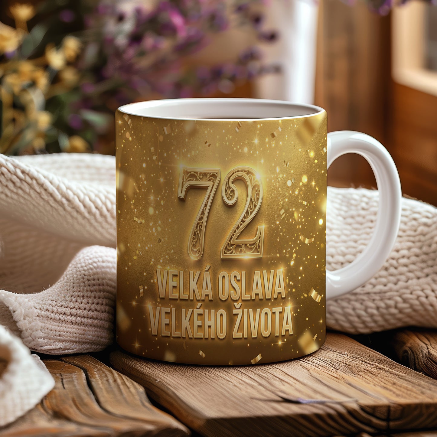 Narozeninový hrnek 72 let – VELKÁ OSLAVA VELKÉHO ŽIVOTA