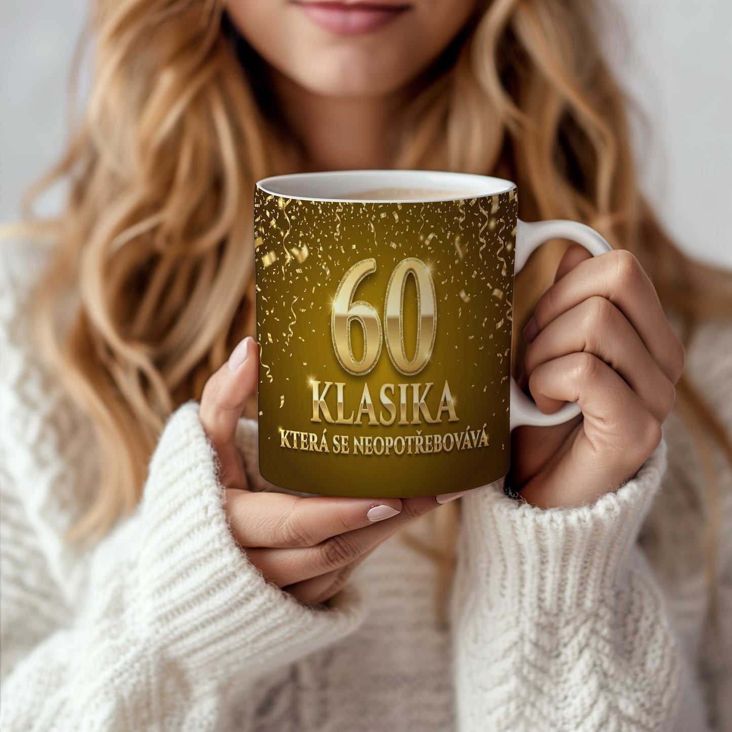 Narozeninový hrnek 60 let – KLASIKA, KTERÁ SE NEOPOTŘEBOVÁVÁ