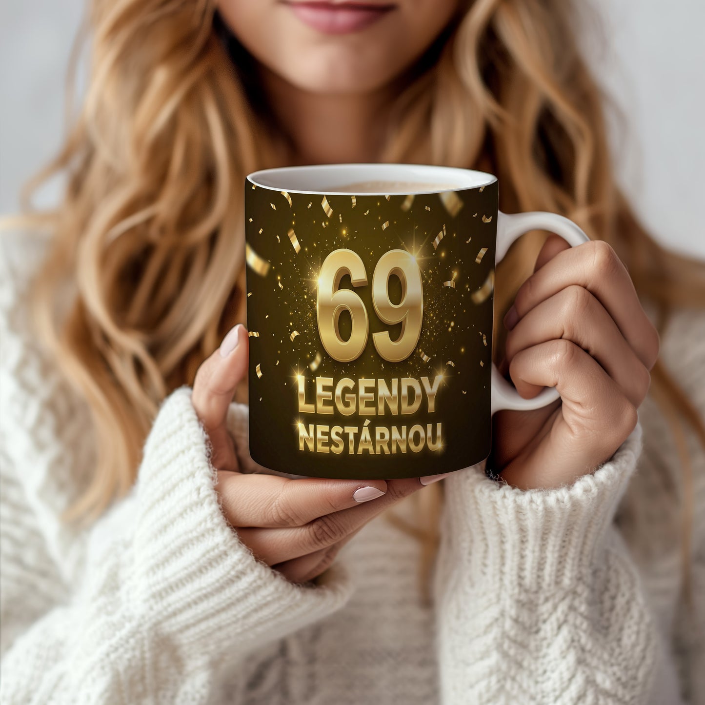 Narozeninový hrnek 69 let – LEGENDY NESTÁRNOU