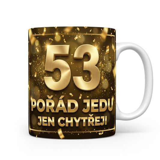 Narozeninový hrnek s číslem 53