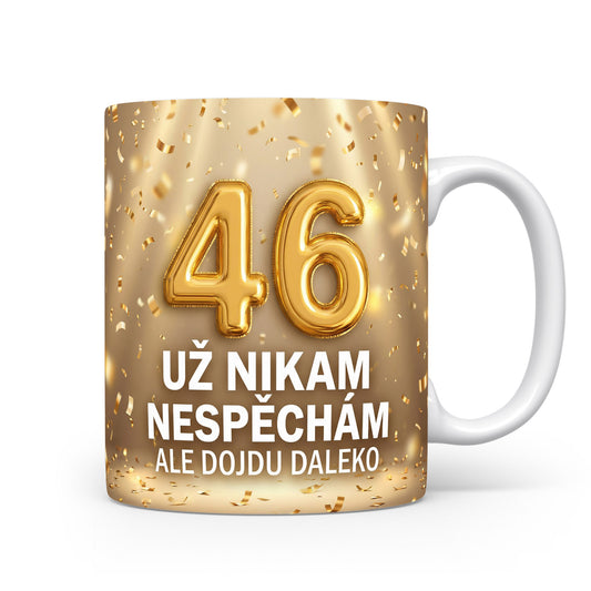 Narozeninový hrnek s číslem 46