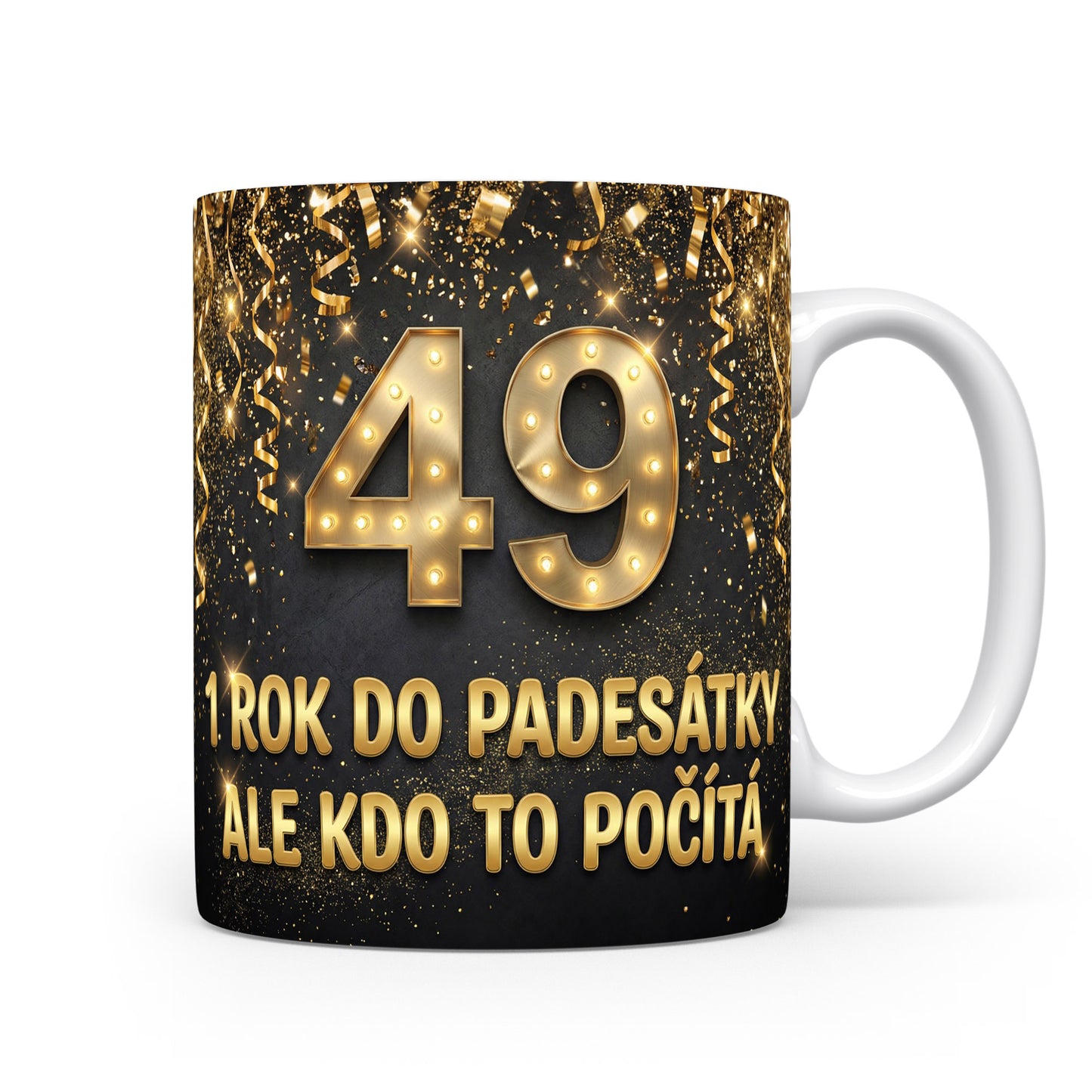 Narozeninový hrnek s číslem 49