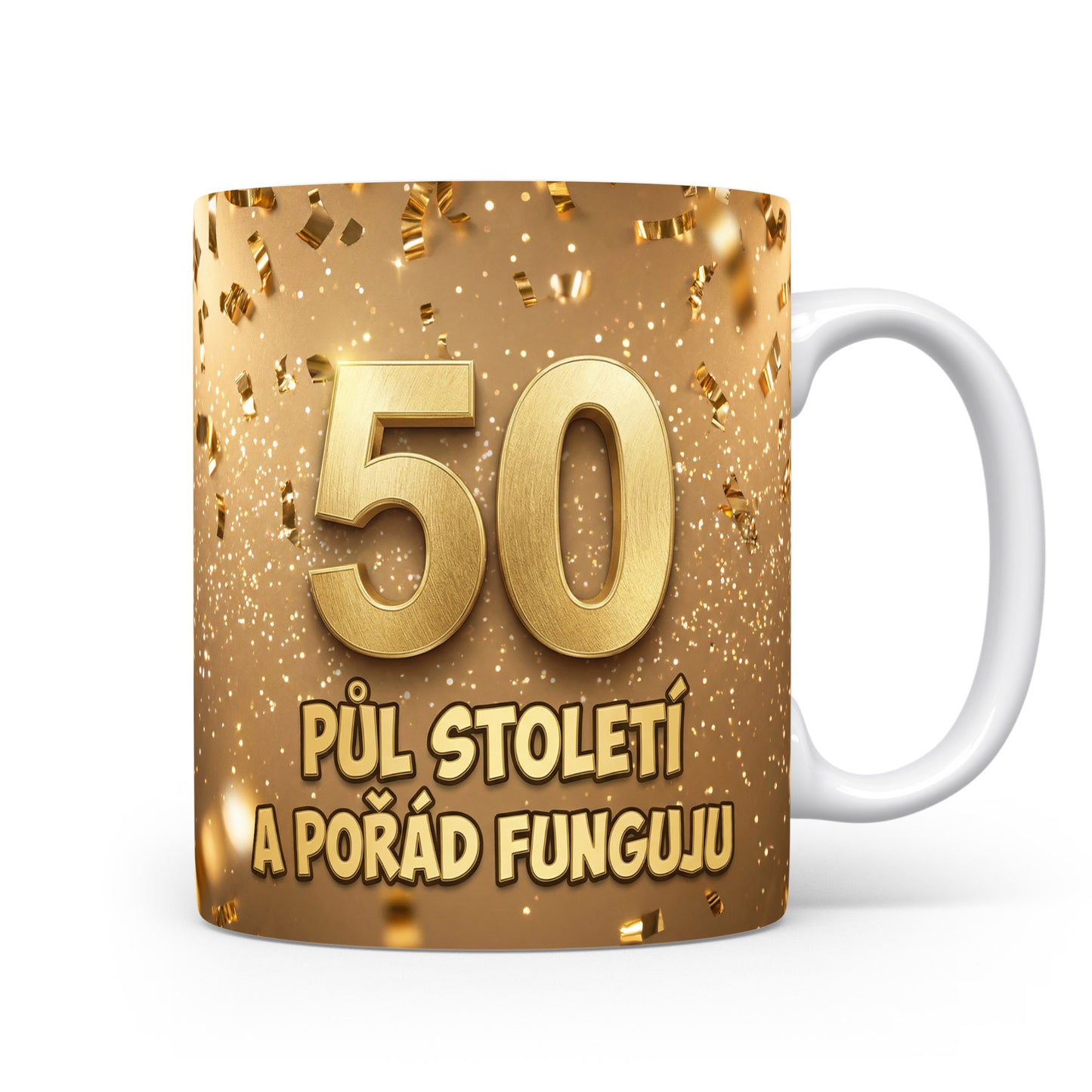Hrnček s nápisem k 50. narozeninám
