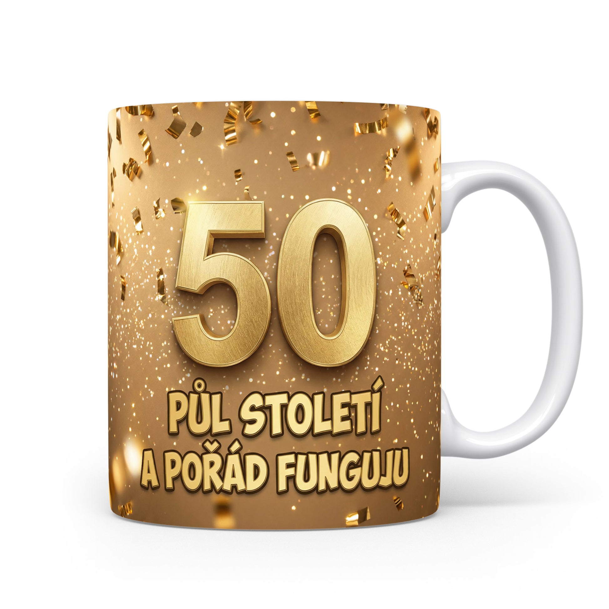 Hrnček s nápisem k 50. narozeninám