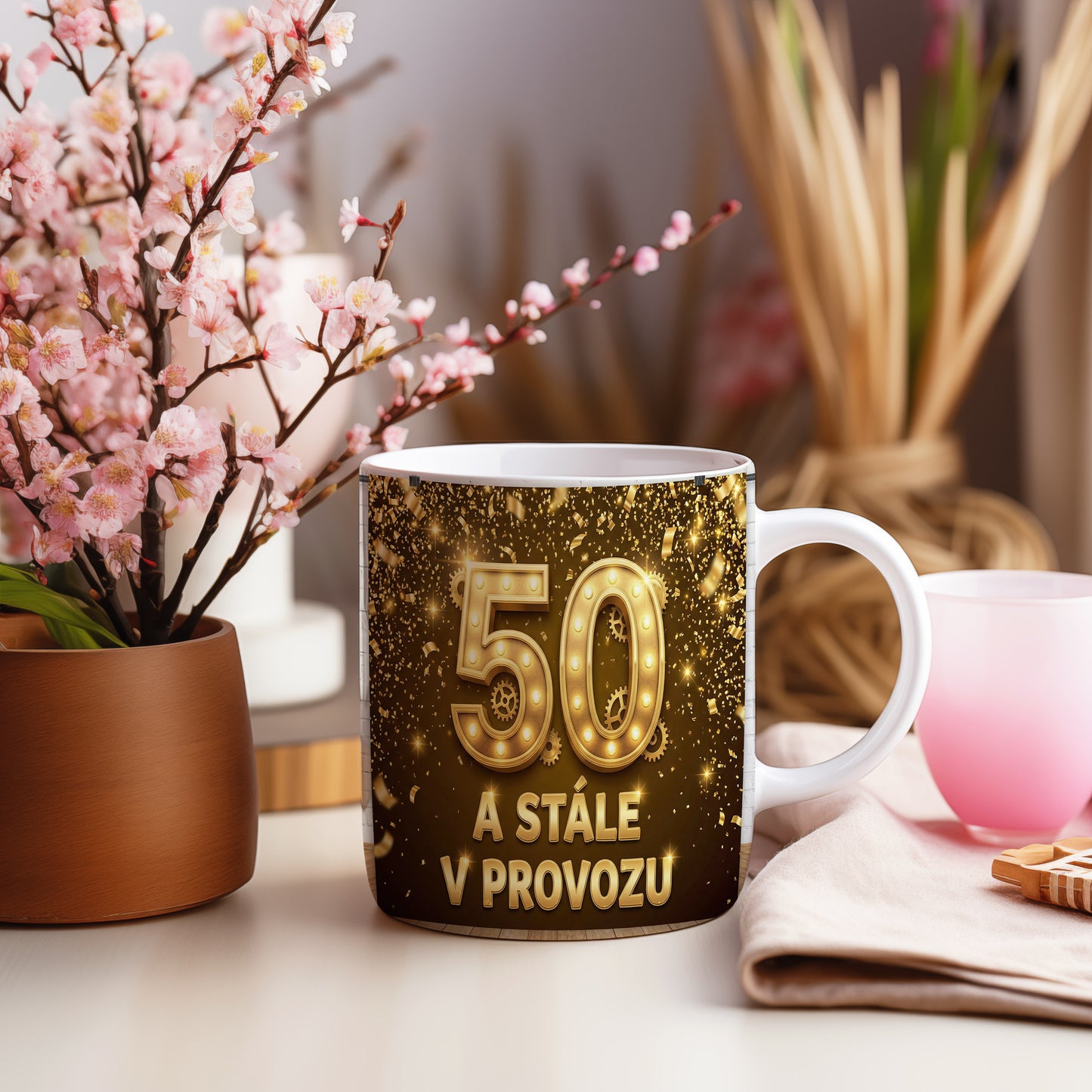 Narozeninový hrnek 50 let – A STÁLE V PROVOZU