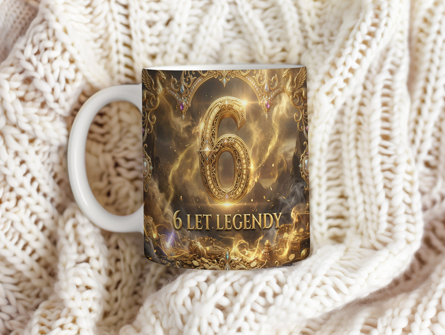 Narozeninový hrnek 6 let – 6 LET LEGENDY