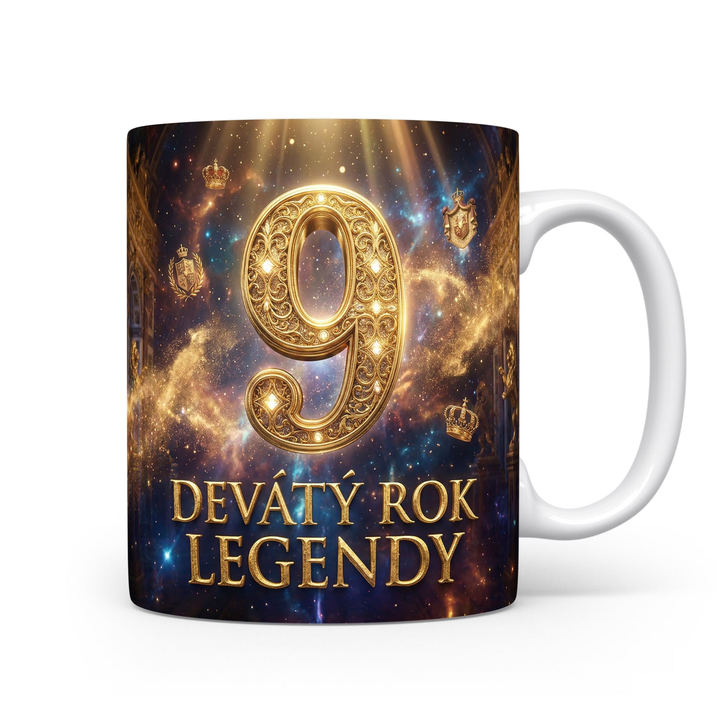 Hrnček s nápisem DEVÁTÝ ROK LEGENDY